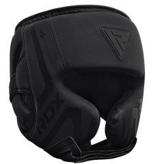 RDX Sports Noir T15 Cheek Protector PU-Leather Head Guard